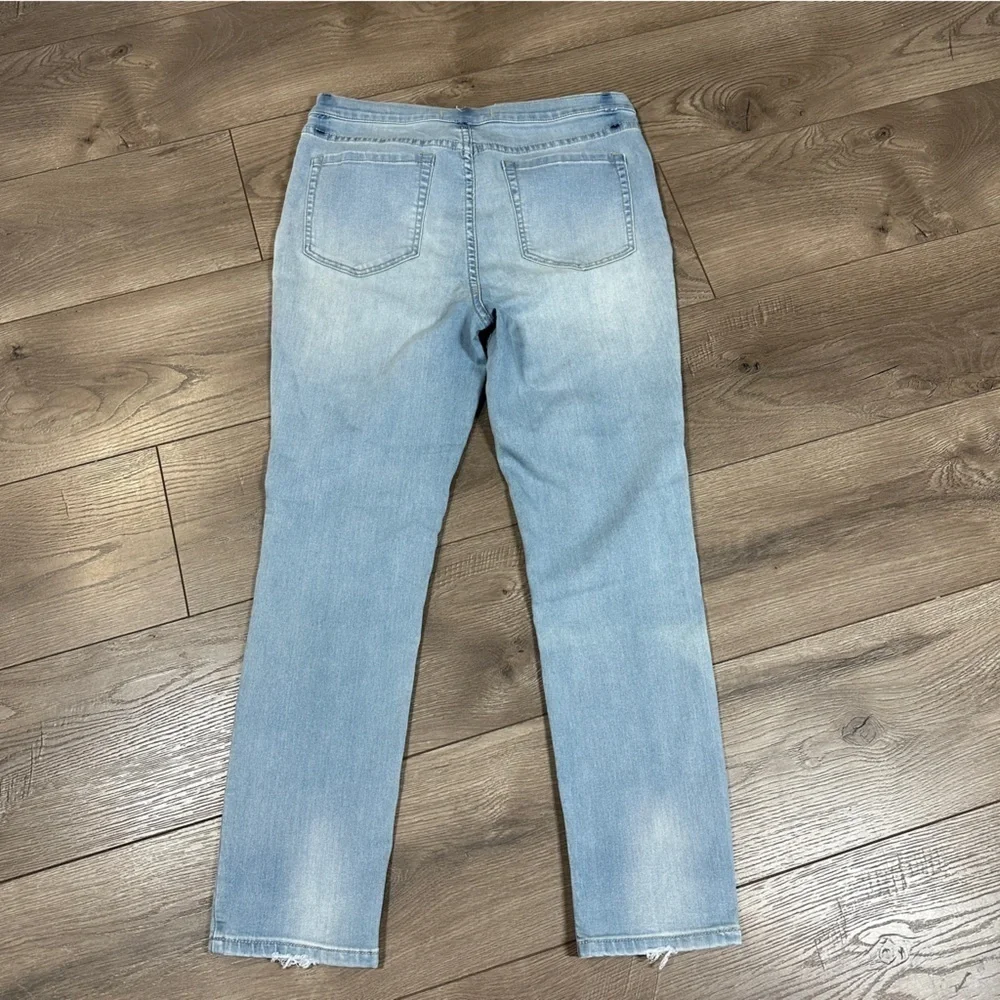 Free People Denim Light Wash Straight Leg high waisted Jeans size 30